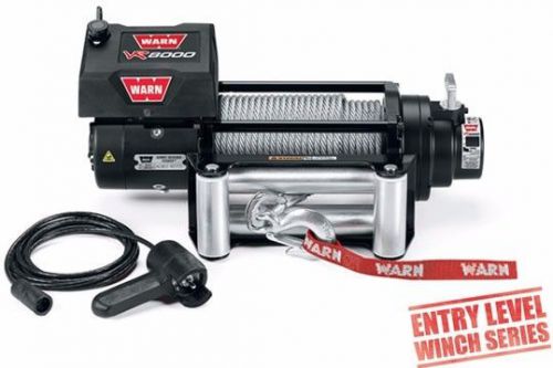 Warn 86245 vr8000 winch 8000lb pull w/ 94ft cable for chevy/dodge/ford