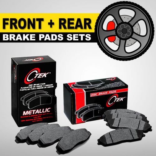 Front + rear ceramic brake pad 2 complete sets
