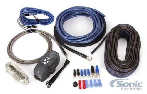 Nvx xkit82 2-channel 8 awg gauge ofc amplifier installation kit w/ rca cable