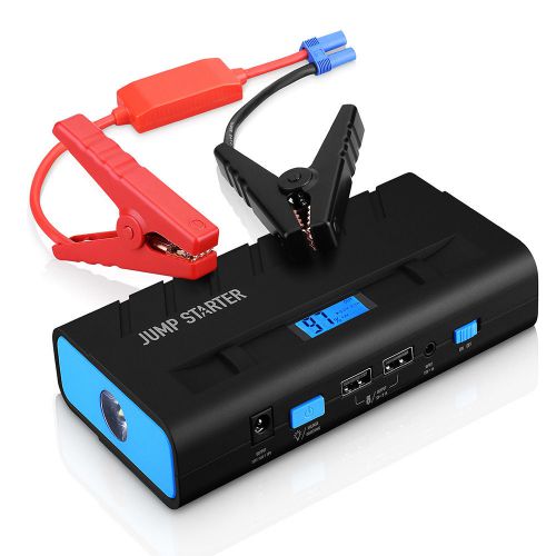 Ultra safe 12v boost jump starter charger charging for iphone 6 surface pro 2 3