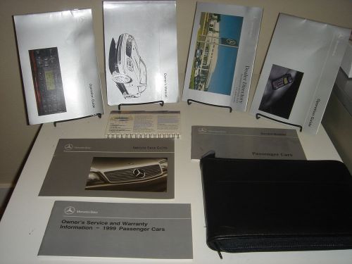 2001 mercedes benz mb slk230 owners manual and case oem