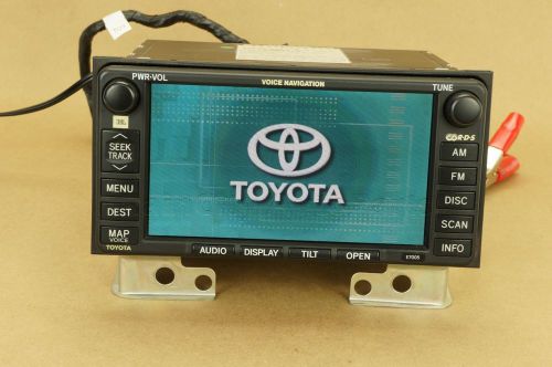 05 toyota 4runner jbl e7005 navigation unit with map disc and usb adapter oem