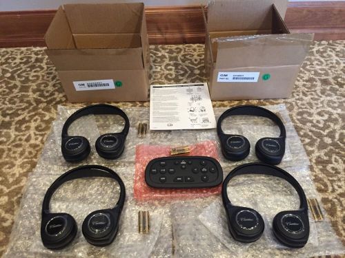 2016 escalade esv set of headsets and remote fits many gm set of 4 with remote