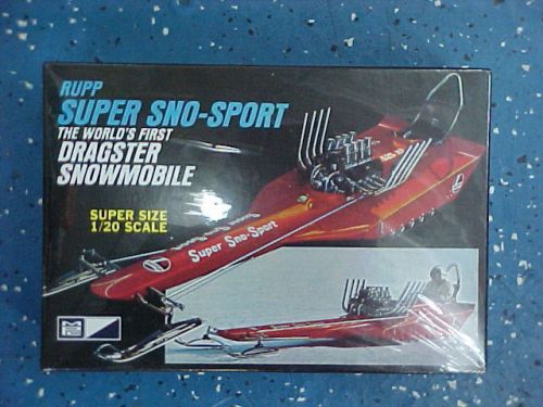Rupp vintage super sno-sport dragster snowmobile model *still in packaging*