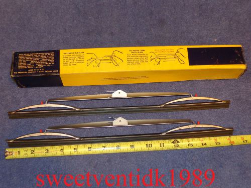 Nos anco red-dot wiper blades.......16”anti wind-lift.....w/ “hook-slot” coupler