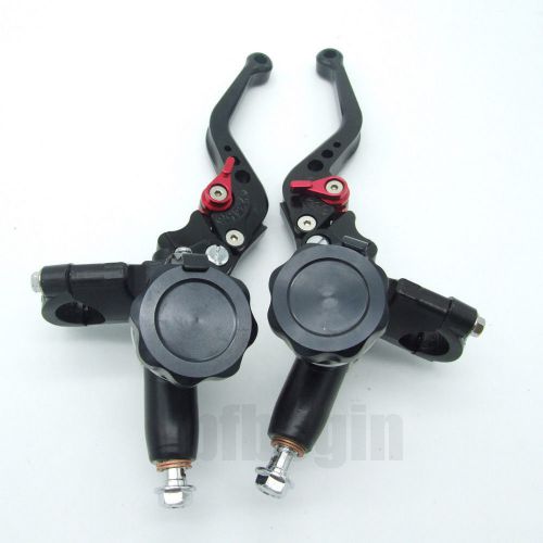 Universal motorcycle 7/8&#034; hydraulic headlebar brake cylinder master clutch lever