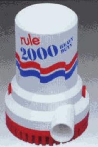 Rule 10 2000 gph bilge  pump 2000 gph 12v auc 14911