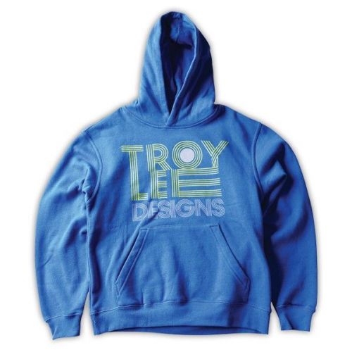 Troy lee designs linear youth boys pullover hoodie royal blue md