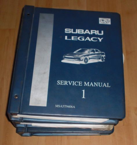 1995 95 subaru legacy shop service manual