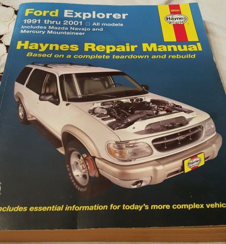 Ford explorer 1991 -2001 haynes repair manuel