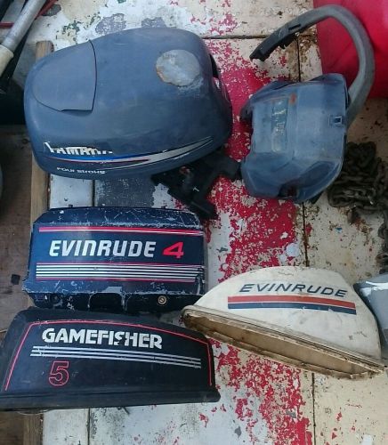 Outboard motor covers lot
