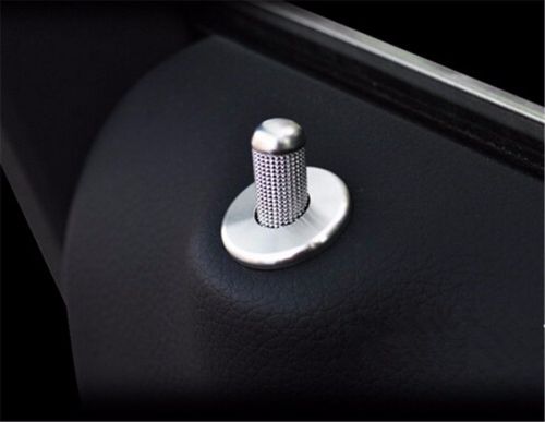 2pcs car front door lock pins button trim sticker for mercedes benz c class w205