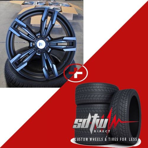 20&#034; wheels/tires fits bmw 6 series 7 series m6 sport style 433 f12 rims black