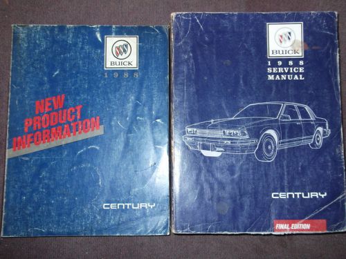 1988 buick century service repair shop manual set 88 w new product book oem