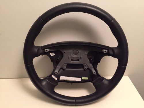 Nos brand new never used jaguar s-type 2002-2008 black leather steering wheel