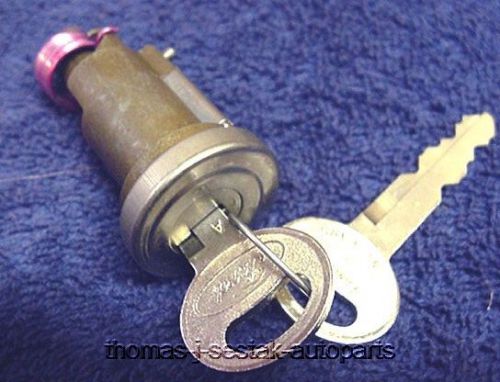 Nos correct trunk lock with keys mercury cougar 1967 1968 67 68