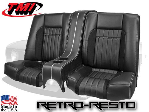 1969 chevy camaro coupe - sport r - rear seat upholstery kit - w/ foam