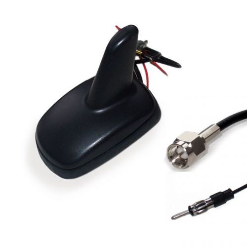 Active antenna sharkfin for radio, navigation system with din radio &amp; wiclic