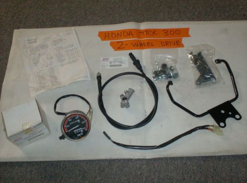 Genuine nos honda trx300 trx350 atv 2wd kph speedometer gear box cable mount kit