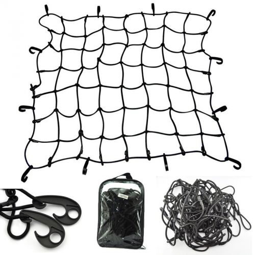 Auto elastic bungee car roof cargo net luggage rack basket net secure 12 hooks