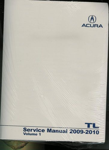 2009-10 acura tl service manual set (2 volumes)