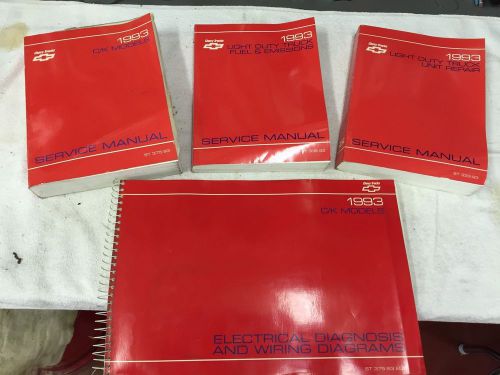 1993 c and  k  chevrolet truck shop service manual set