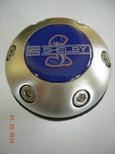 Shelby cobra mustang aluminum leather gear shift knob universal ford kit car