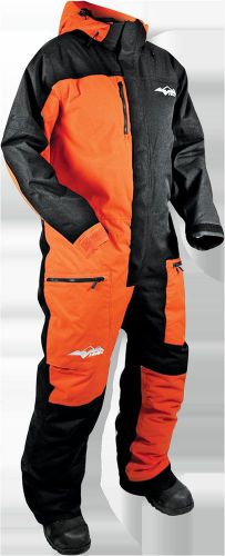 Hmk men&#039;s special ops snowmobile 1-pc suit orange/black - choose size