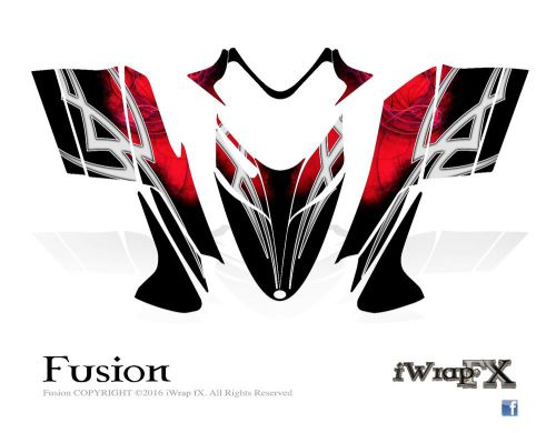 Polaris sled wrap rmk shift dragon 2005-2011 snowmobile decal kit fusion
