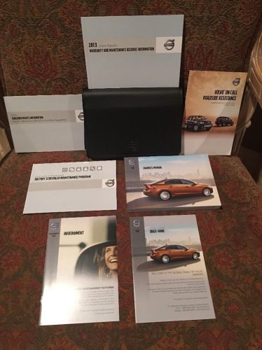 2013 volvo s60 oem owners manual complete/ full set brand new free shipping