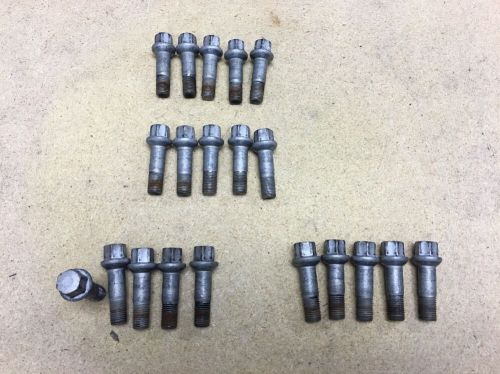 Set 20 mercedes-benz gl class oem stock factory lug bolts nuts 14 x 20 x 1.5 mm