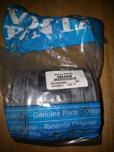 New old stock nos oem volvo penta 3853608 exhaust hose molded 4-1/2&#034; long