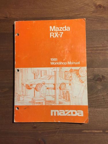 1981 mazda rx-7 workshop manual