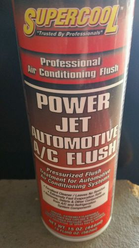 Supercool 6 pack a/c flush power jet automotive