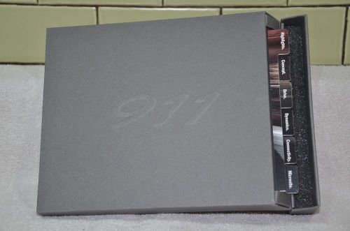 2015 porsche 911 gift case &amp; specification brochure catalog set