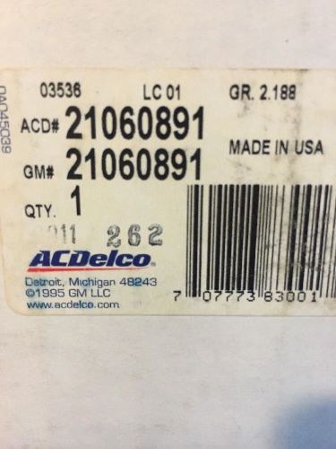21060891 brand new gm oem ignition lock housing acdelco
