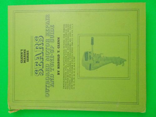 Sears outboard motor repair manual all 1 2 &amp; 3 cylinder 1968 vintage hc book