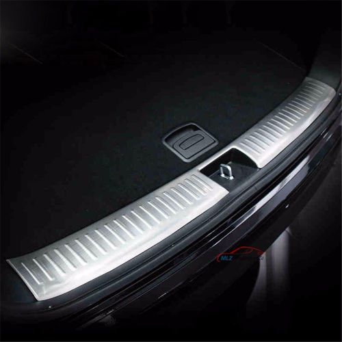 Stainless inner rear bumper protector sill plate cover trim for kia sorento 2016
