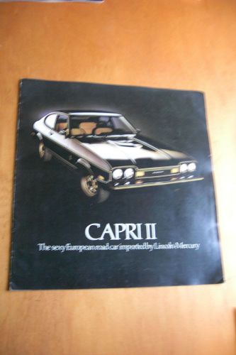 Brochure vintage  1970&#039;s mercury capri 2