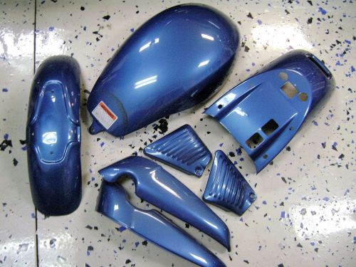 2002-2006 vrsc vrod bodywork blue nice shape free shipping in lower 48!
