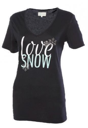 Divas snowgear love snow short sleeve womens shirt mint green xxxl