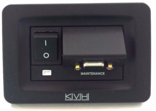 Kvh replacement switchplate with db9 connection (tracvision)  on / off switch
