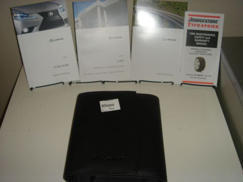 2014 lexus is250 is350 is 250 350 owner manual books with case oem