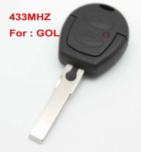 Remote key 2 buttons 433mhz for volkswagen gol