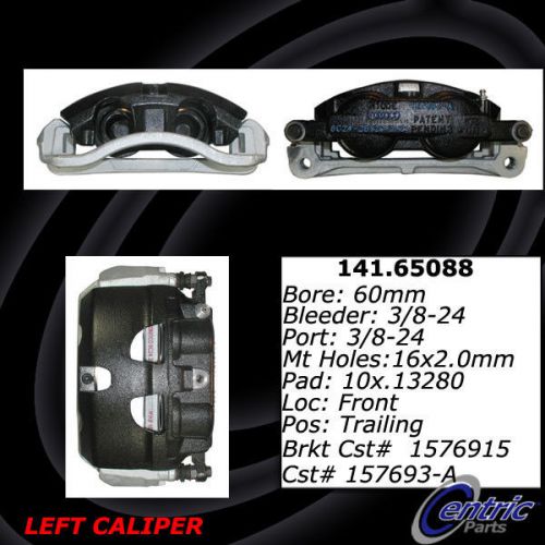 Centric parts 141.65088 front left rebuilt brake caliper with hardware