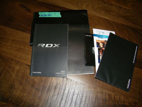 2015 acura rdx owners manual with case acu181
