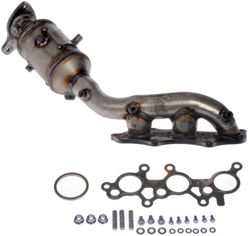 Exhaust manifold with integrated catalytic converter fits 2010-2012 toyota 4runn