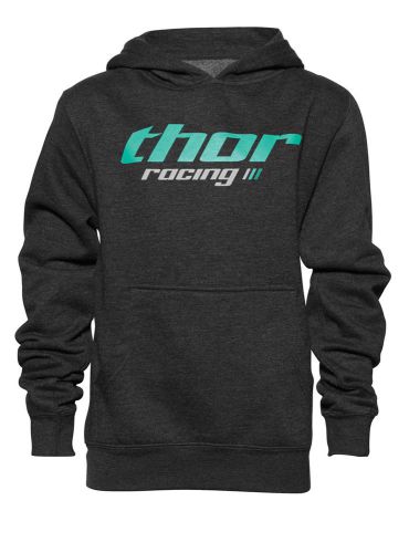 Thor mx motocross girls 2017 pinin pullover hoodie sweatshirt (charcoal) ys