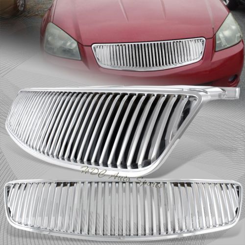 For 2005-2006 nissan altima chrome vertical abs plastic front upper grill grille