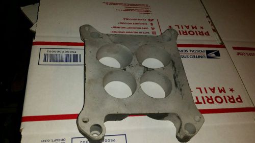Hot rod carburetor adapter motorcraft 4300 to square bore holley afb